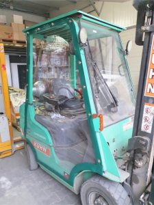 Átlátszó targonca ponyva